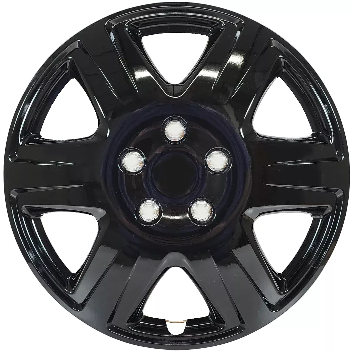 Toyota Corolla Style 16" Gloss Black Replacement Hubcaps 616-GB