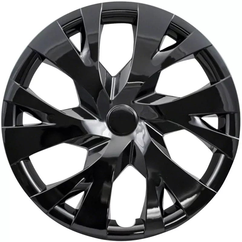 Toyota Yaris Style 16" Gloss Black Replacement Hubcaps 533-16BLK