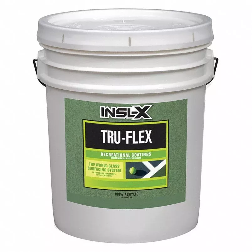 Tru-flex Tennis Court True Red Exterior Paint 5 Gallon