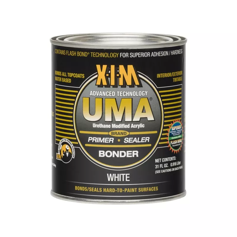 Uma White Water-based Acrylic Primer Sealer Bonder 1 Quart For All Surfaces