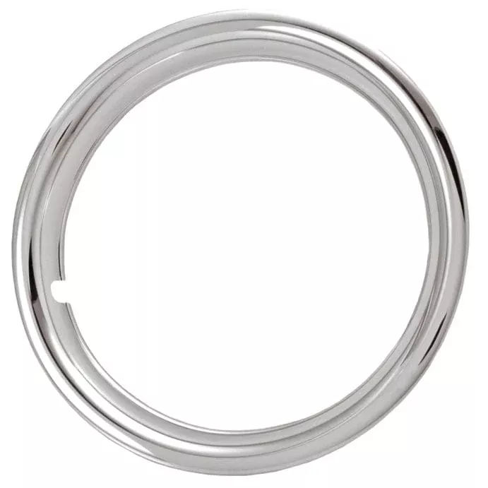 Universal ABS Plastic 17" Bright Chrome Trim Rings TR1703