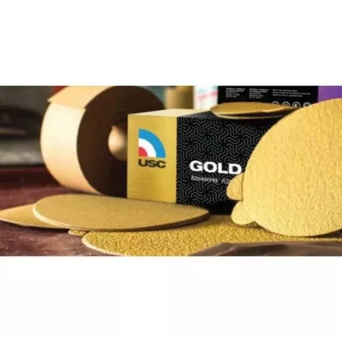 USC Gold Pro 6" PSA Abrasive Disc - Box of 50