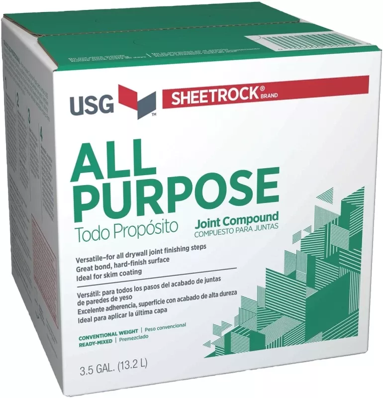 Wallboard Joint Compound, Ready Mix, 3.5 Gallon Carton
