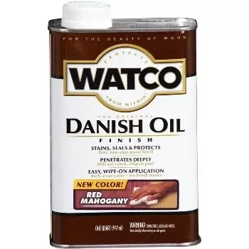 Watco Danish Oil, Red Mahogany Finish, Pint Size