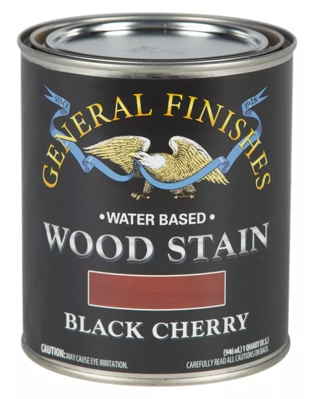 Water Based Black Cherry Wood Stain, 1 Quart - Wkqt
