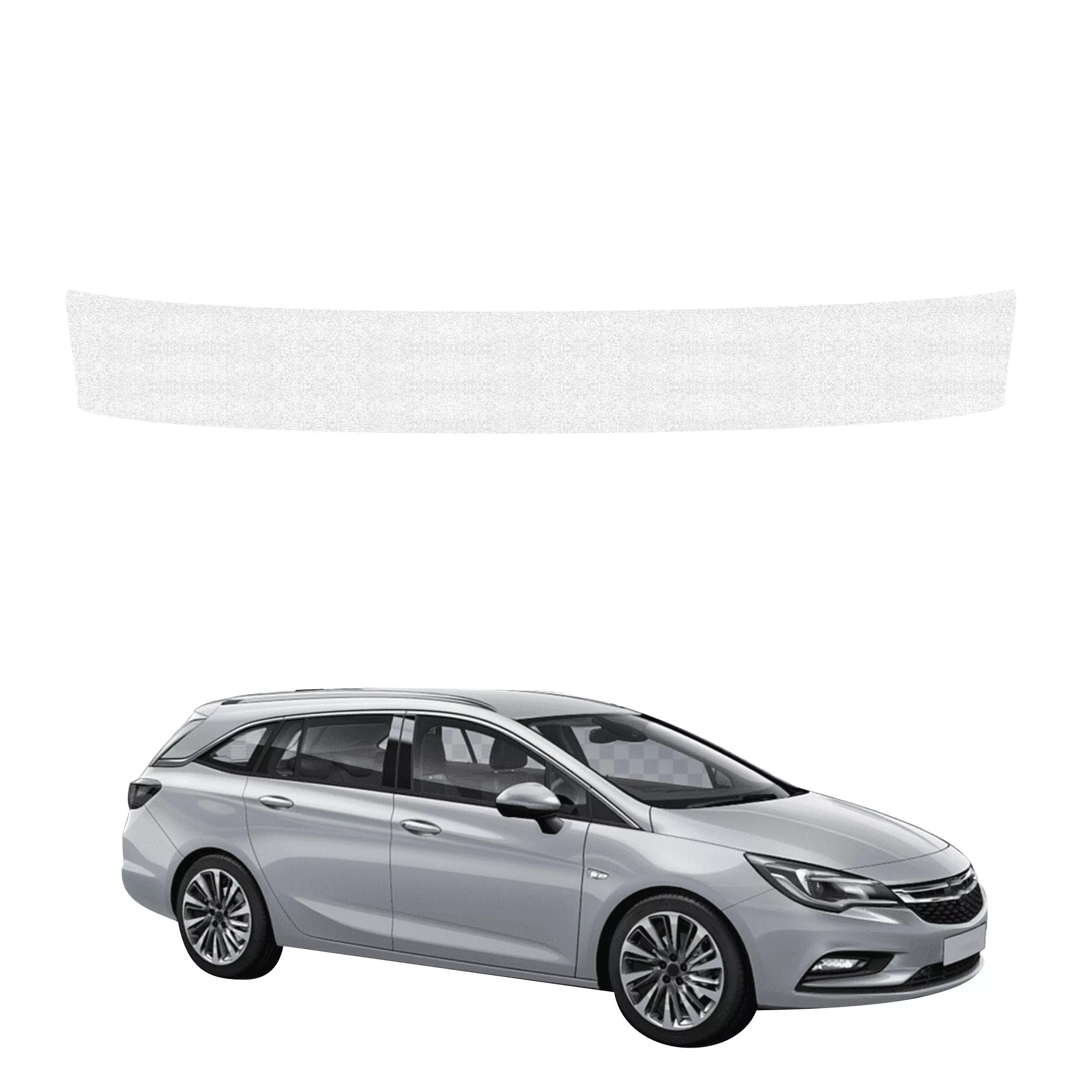 Weie technische Beschichtung fr Ladekante - Opel Astra J Kombi 5D (2012-2015)