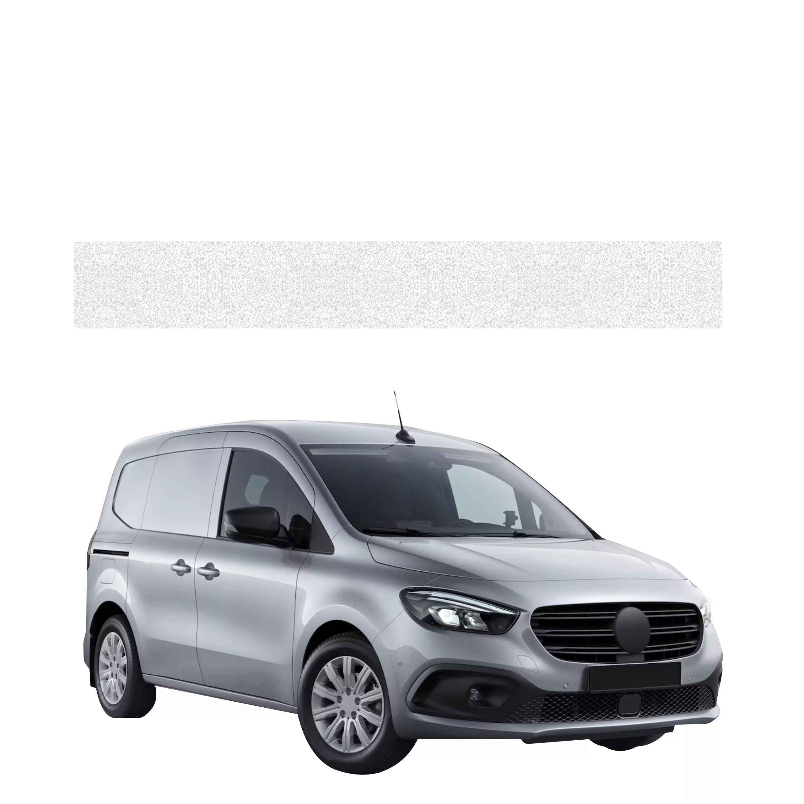 Weie technische Beschichtung fr Schwelle der linken Laderaumtr - Mercedes-Benz Citan (2021-2026)