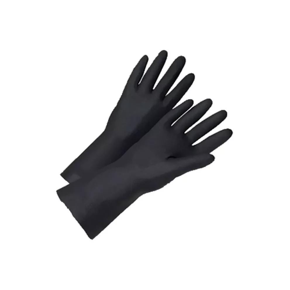 West Chester 131 Large Black 28 Mil Lined Neoprene Gloves, 13" Length