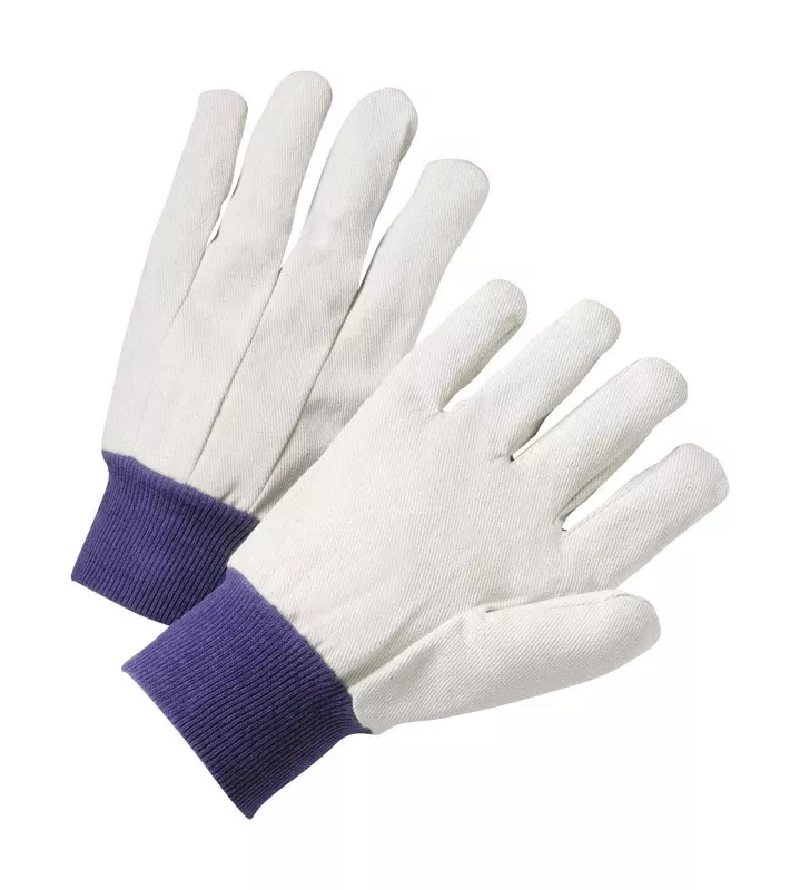 West Chester Men's Indoor/Outdoor Canvas Light Duty Work Gloves White L 1 Pair