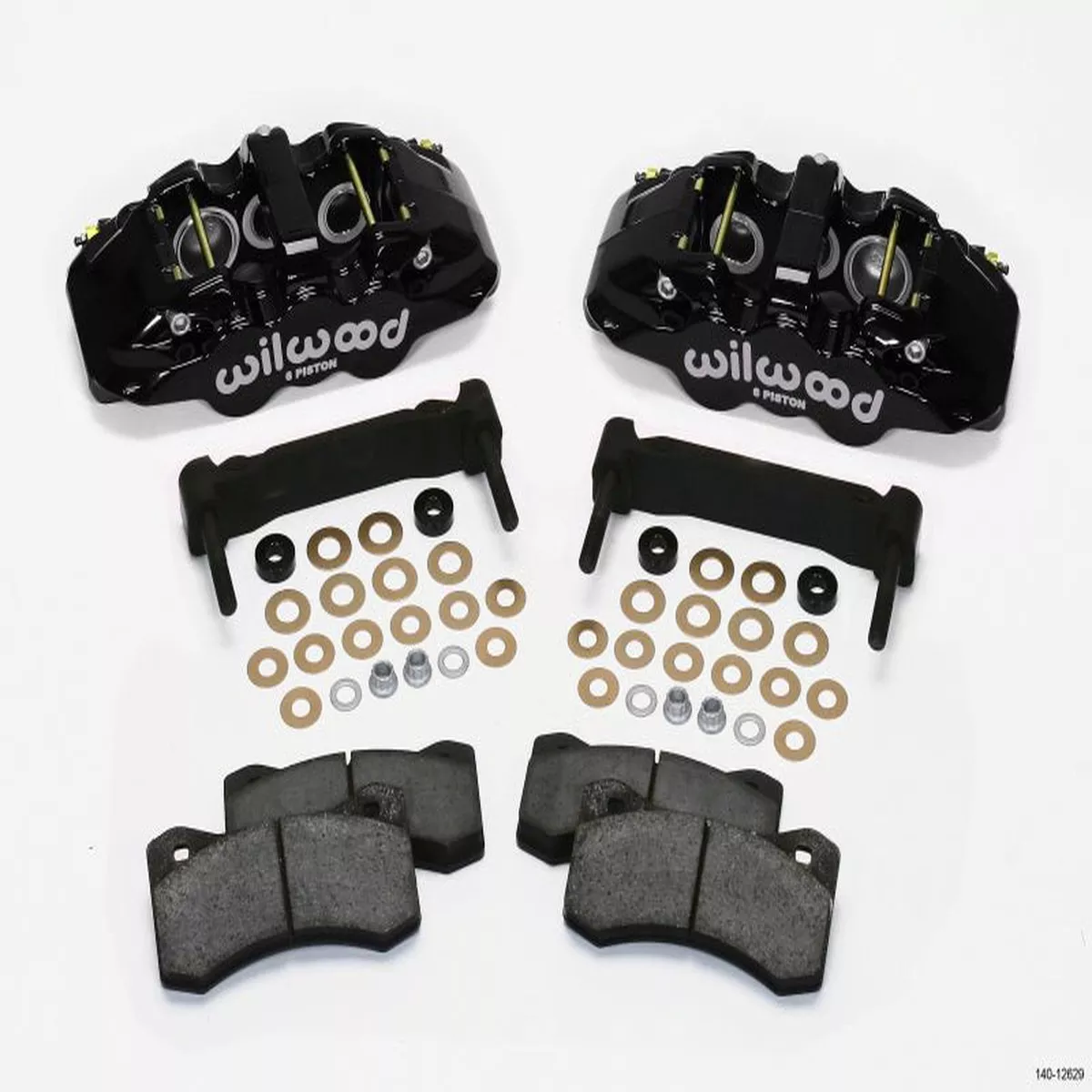 Wilwood Aero6 Front Caliper & Bracket Kit for 1997-2013 Chevrolet Corvette with OEM Z51 Rotors | wil140-12629