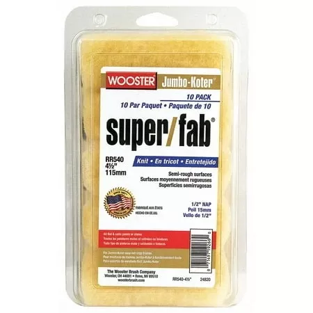 Wooster Mini Roller Cover 4 1/2 L 1/2Nap PK10 RR540