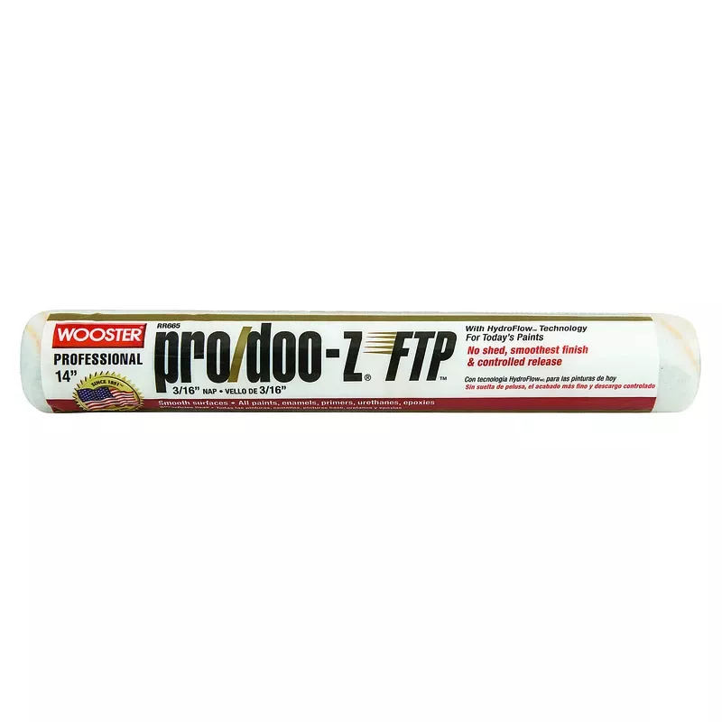 Wooster Pro/Doo-Z FTP Synthetic Blend 3/16 In. X 14 In. W Regular Paint Roller Cover 1 Pk