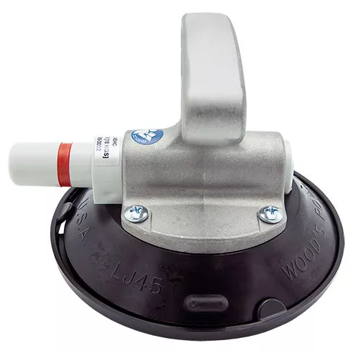 WPG 4-" Handi-Grip Hand Cup for Flat or Curved Surfaces, Aluminum-handle Cup