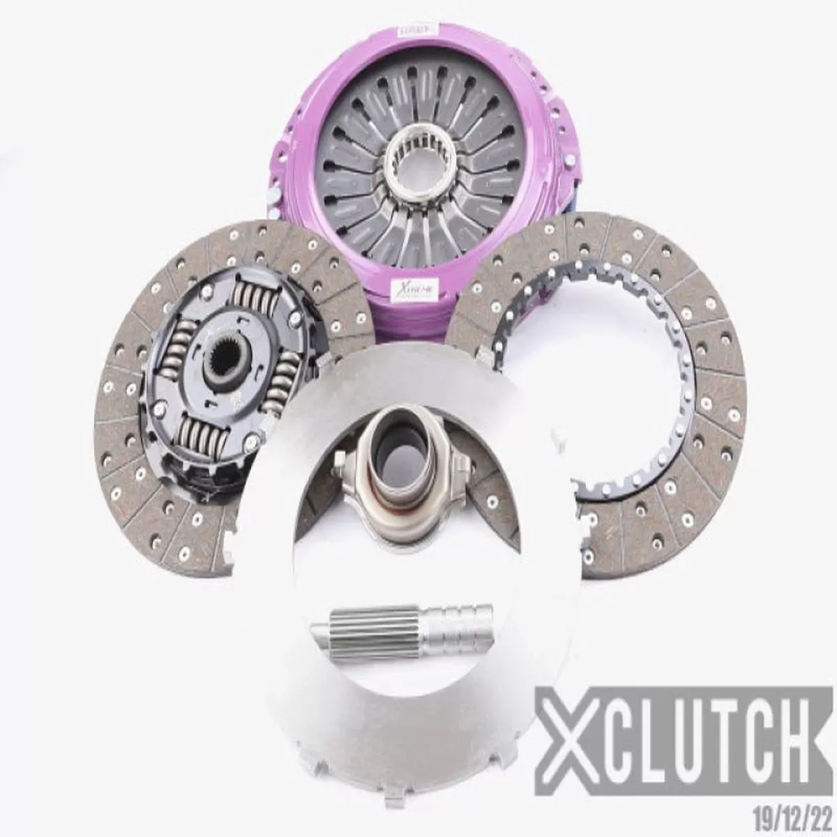 XClutch Subaru 9-inch Twin Sprung Organic Multi-Disc Service Pack – High-Performance Clutch Repair Kit | xclXMS-230-SU01-2A-XC