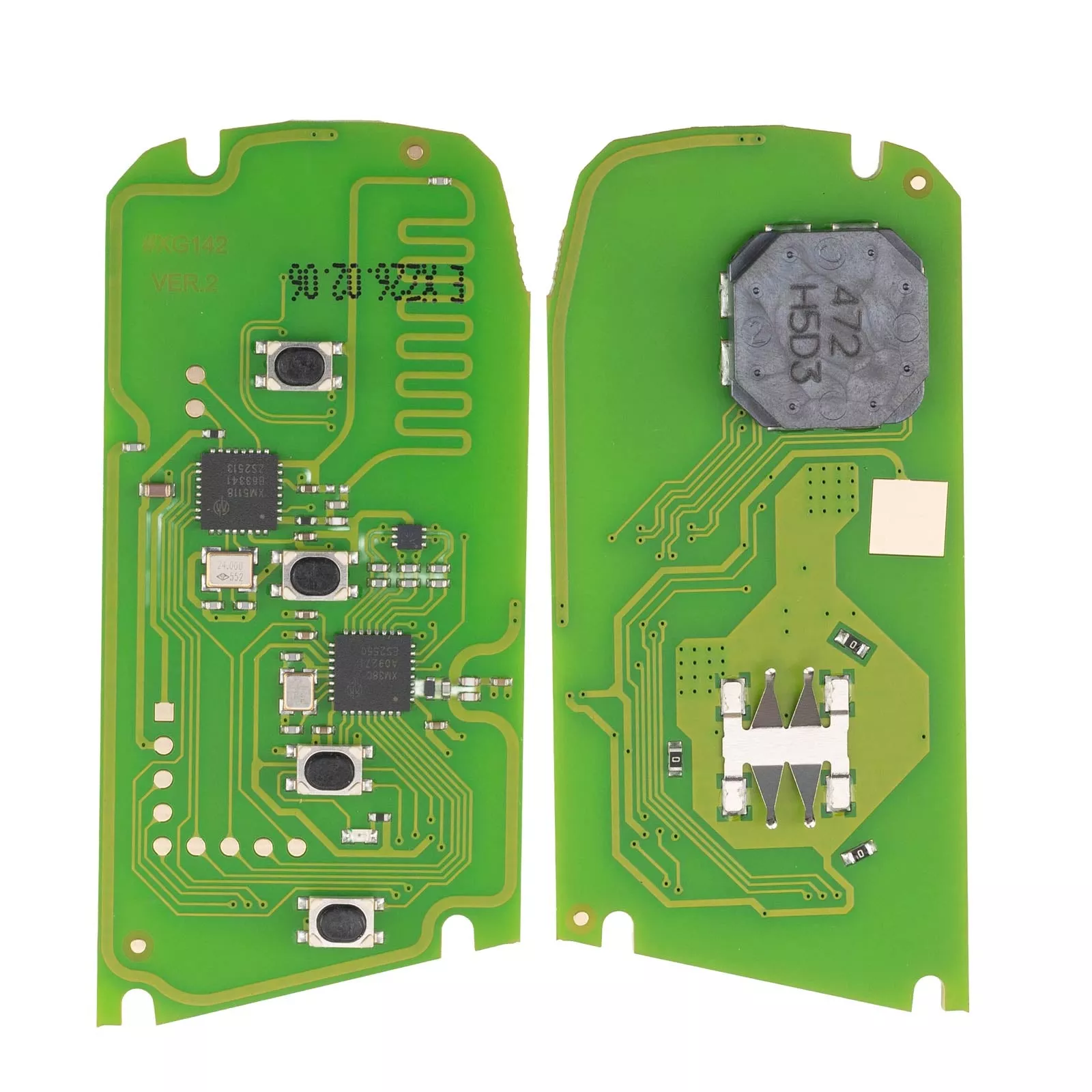 Xhorse XSBMB1EN Bread Style PCBA only BM series universal smart key, designed to support the full range of BMW F and G chassis vehicles.
