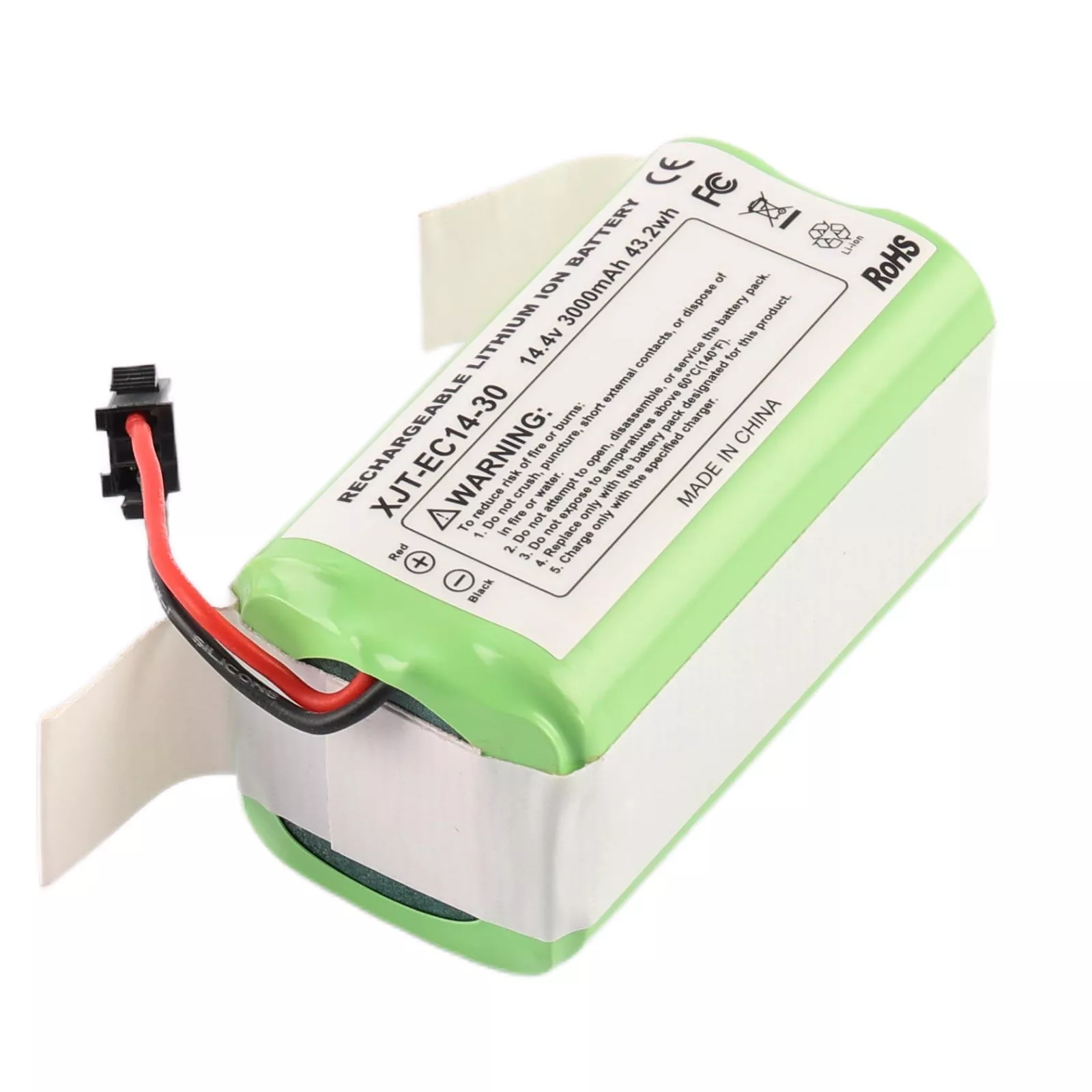 XJT-EC14-30 Robot Vacuum Battery For Eufy RoboVac G30 Hybrid 14.4V 3000mAh