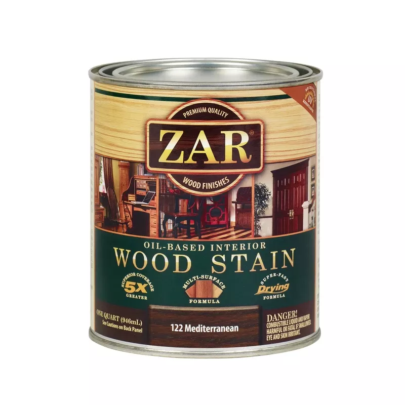 Zar Mediterranean Oil-based Wood Stain 1 Quart - Ugl Model 12212