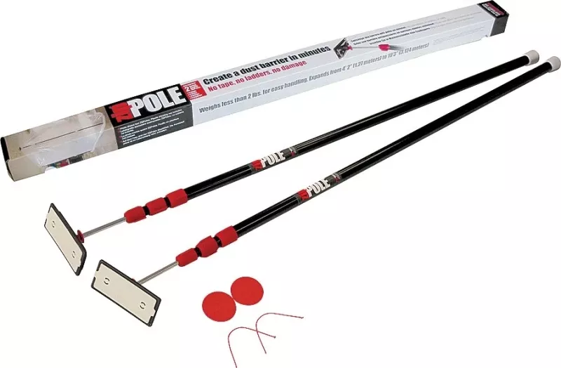 ZipPole Telescoping 4.3 Ft. To 10.3 Ft. Ft. L X 1 In. Dia. Steel Extension Pole